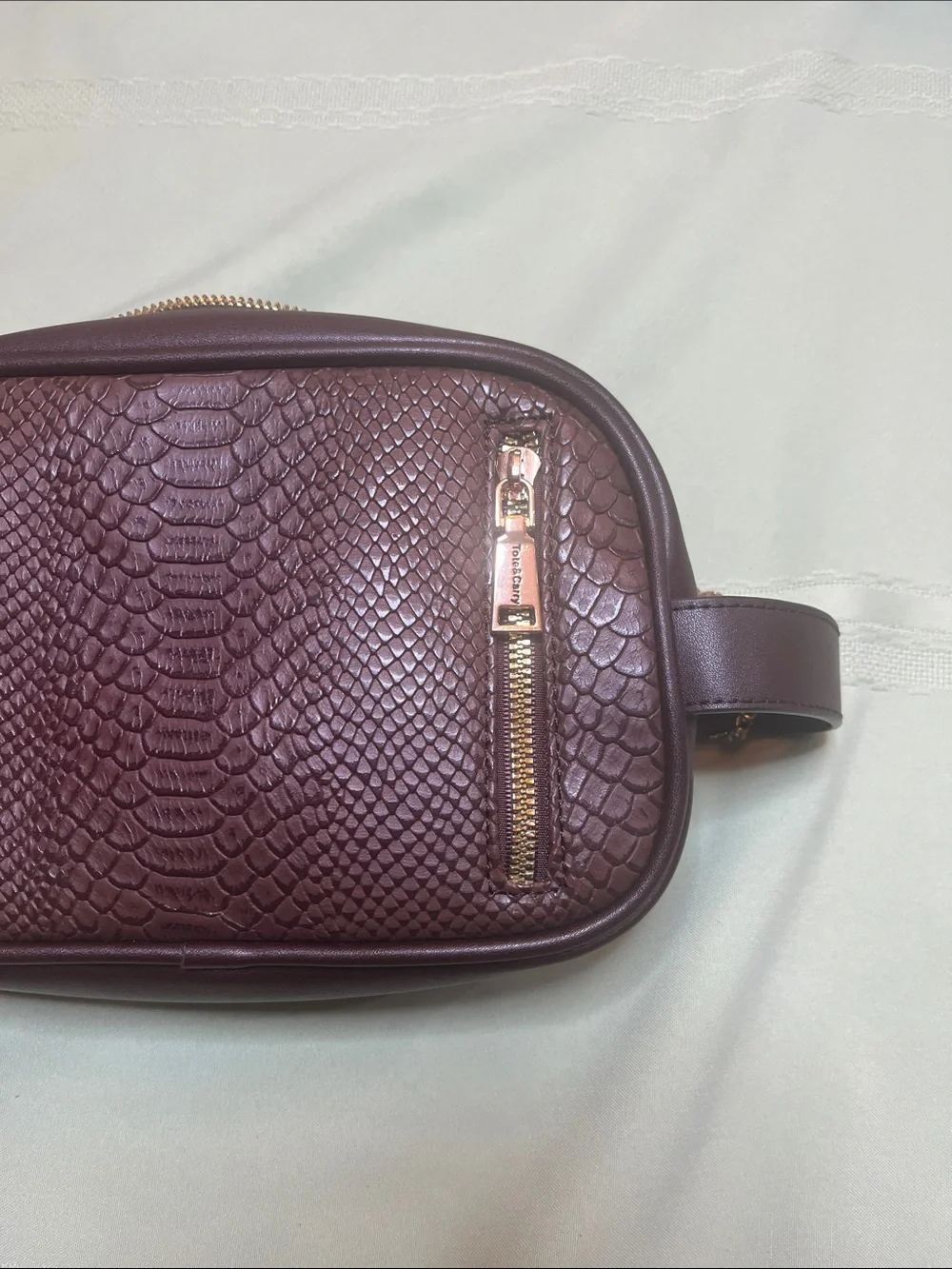 Tote& carry men’s essential toiletry Bag in chocolate.